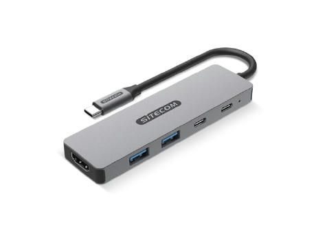 Sitecom CN-5502 5 in 1 USB-C Power Delivery Multiport Adapter