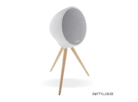 M-655 | Muse Voll-LED, spritzwassergeschützter Bluetooth-Lautsprecher mit Stativ 100W
