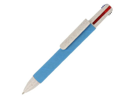Papierkugelchreiber mit 4 Schreibfarben