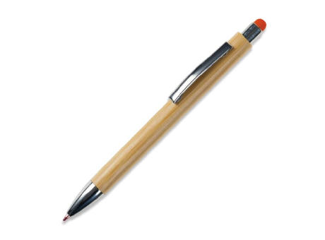 Bambus Kugelschreiber New York mit Touchpen
