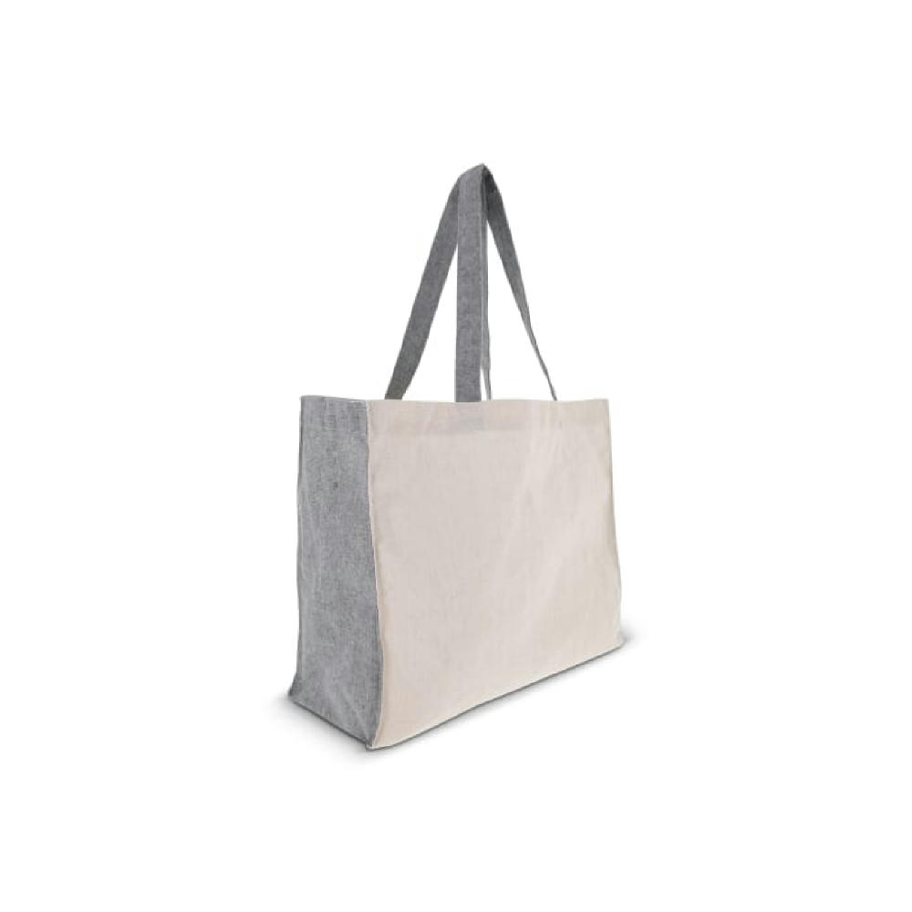 Einkaufstasche Recycelte Baumwolle OEKO-TEX® 140g/m² 38x14x32cm