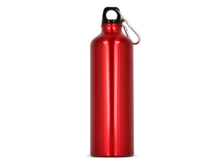 Aluminium Wasserflasche mit Karabiner 750ml