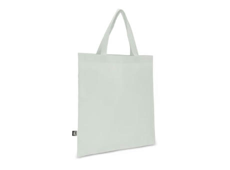 R-PET Tragetasche aus Non Woven mit kurzen Griffen 38 x 42cm 75g/m²