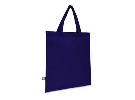 R-PET Tragetasche aus Non Woven mit kurzen Griffen 38 x 42cm 75g/m²