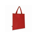 R-PET Tragetasche aus Non Woven mit kurzen Griffen 38 x 42cm 75g/m²