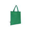 R-PET Tragetasche aus Non Woven mit kurzen Griffen 38 x 42cm 75g/m²