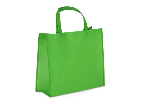 R-PET Tragetasche aus laminiertem Non Woven 40 x 16 x 35cm 105g/m²