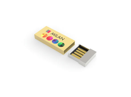USB Stick Milan Gold, 2 GB Basic