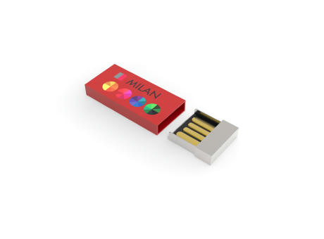 USB Stick Milan Red, 2 GB Basic