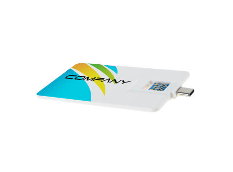 USB Stick Credit Card 3.0 Type-C, 32 GB Premium