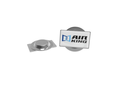 Pin Metal with magnet, Rectangular, 19 x 11 mm