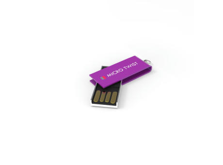 USB Stick Micro Twist Fuchsia, 2 GB Basic