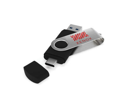 USB Stick Twister-C 3.0 Black, 32 GB