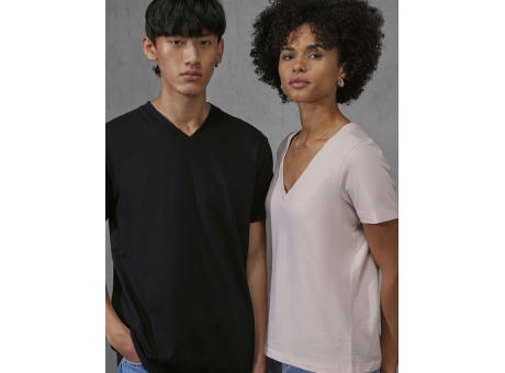 Camiseta con Cuello en V de Mujer #E150