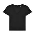 Camiseta con Cuello en V de Mujer #E150