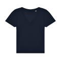 Camiseta con Cuello en V de Mujer #E150