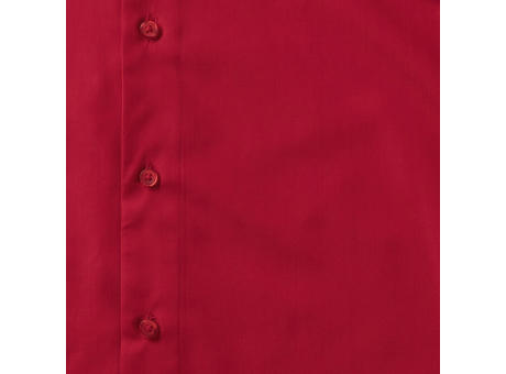 Camisa popelin manga corta hombre
