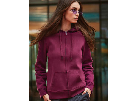 Sudadera Queen con capucha y cremallera mujer 