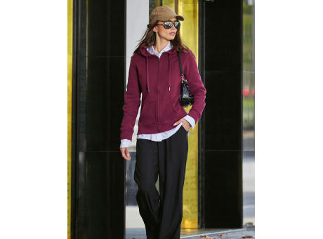 Sudadera Queen con capucha y cremallera mujer 