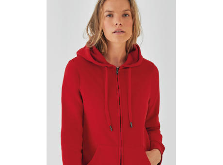 Sudadera Queen con capucha y cremallera mujer 