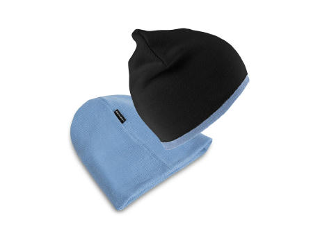 Gorro de punto contrastado