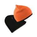 Gorro de punto contrastado