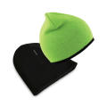 Gorro de punto contrastado