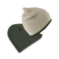 Gorro de punto contrastado