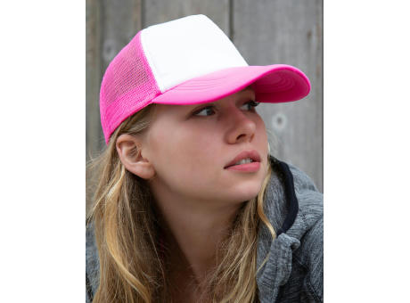 Gorra acolchada con ½ malla