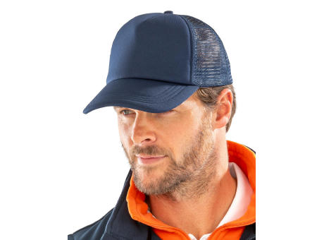 Gorra acolchada con ½ malla
