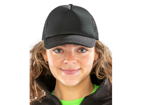 Gorra acolchada con ½ malla