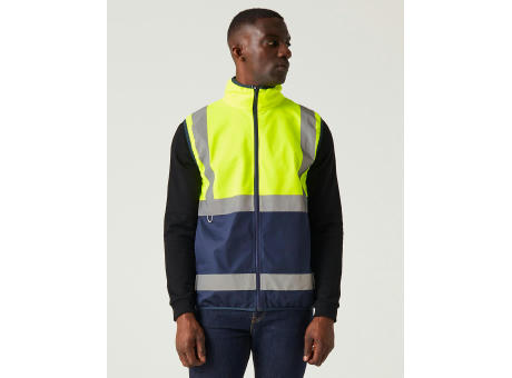 Chaleco con cremallera Hi-Vis Pro
