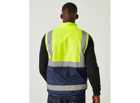 Chaleco con cremallera Hi-Vis Pro