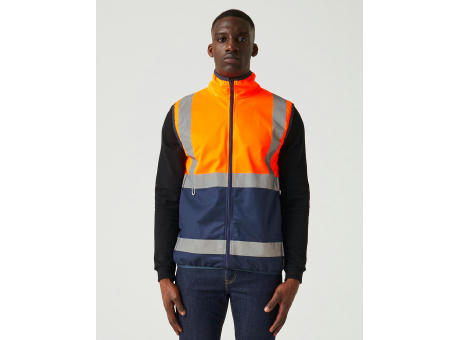 Chaleco con cremallera Hi-Vis Pro