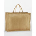 Bolsa shopper de yute natural almidonado Market