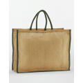 Bolsa shopper de yute natural almidonado Market