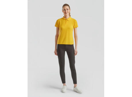 Polo piqué 65/35 mujer