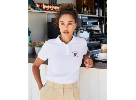 Polo piqué 65/35 mujer