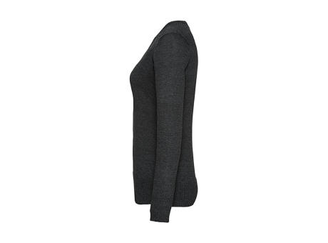Jersey de punto cuello V mujer