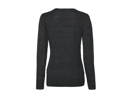 Jersey de punto cuello V mujer