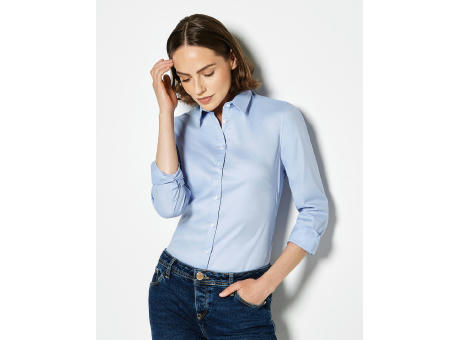 Camisa manga larga Mujer Stretch Oxford