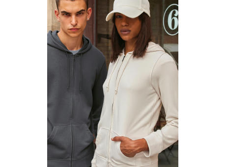 Sudadera con capucha y cremallera mujer 