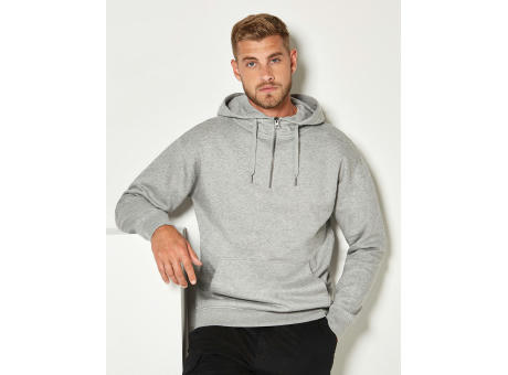 Sudadera con Capucha corte regular 1/4 cremallera