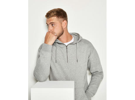 Sudadera con Capucha corte regular 1/4 cremallera