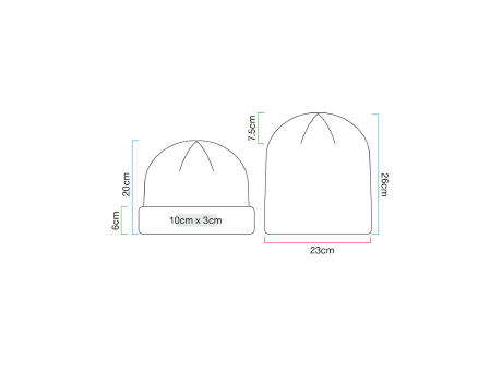 Gorro algodón orgánico diseño gofre