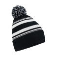 Gorro con rayas en abanico