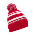Gorro con rayas en abanico