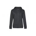 Sudadera Queen con capucha y cremallera mujer 