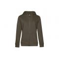 Sudadera Queen con capucha y cremallera mujer 