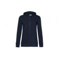Sudadera con capucha y cremallera mujer 